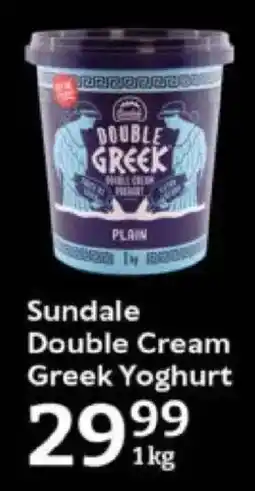 Oxford Freshmarket Sundale Double Cream Greek Yoghurt offer