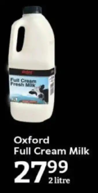 Oxford Freshmarket Oxford Full Cream Milk offer