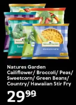 Oxford Freshmarket Natures Garden Cauliflower/ Broccoli/ Peas/ Sweetcorn/ Green Beans/ Country/ Hawaiian Stir Fry offer