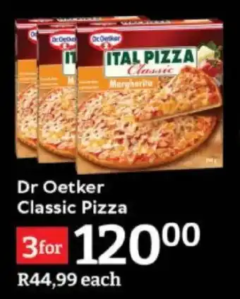 Oxford Freshmarket Dr Oetker Classic Pizza offer