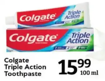 Oxford Freshmarket Colgate Triple Action Toothpaste offer