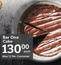 Oxford Freshmarket Bar One Cake offer