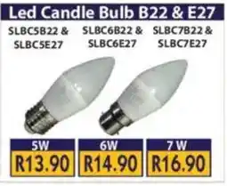 Laduma Hardware catalogue Led Candle Bulb B22 & E27 offer