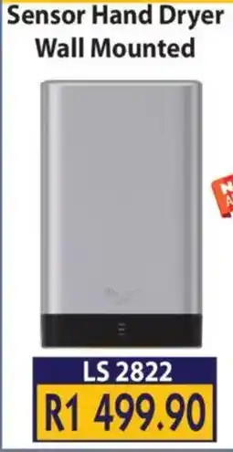 Laduma Hardware catalogue Lars Sensor Hand Dryer Wall Mounted offer