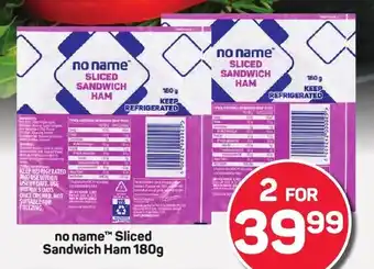 Pick n Pay Hypermarket no name Sliced Sandwich Ham offer