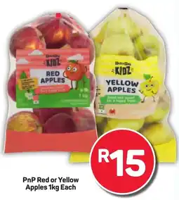 Pick n Pay Hypermarket PnP Red or Yellow Apples offer