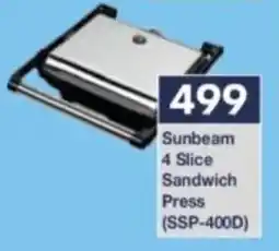 President Hyper Sunbeam 4 Slice Sandwich Press offer