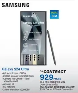 Incredible Connection SAMSUNG Galaxy S24 Ultra offer