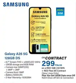 Incredible Connection SAMSUNG Galaxy A26 5G 128GB DS offer