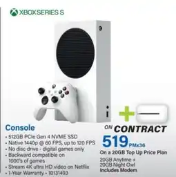 Incredible Connection Xbox Series S Console offer