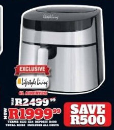 Lewis Lifestyle Living Airfryer offer
