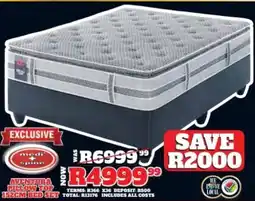Lewis Aventura pillow top 152cm bed set offer