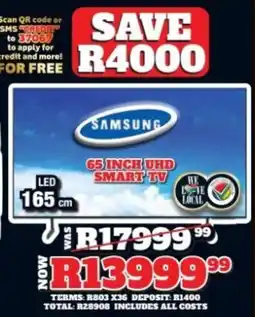 Lewis Samsung 65 inch UHD Smart TV offer