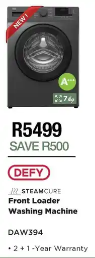 House & Home DEFY Front Loader Washing Machine offer