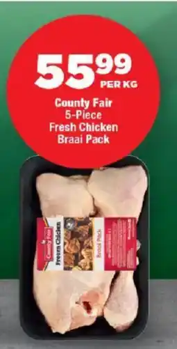 OK MiniMark County Fair Fresh Chicken Braai Pack offer