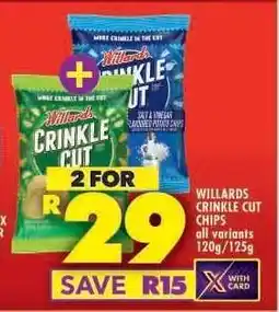 Shoprite Willards Crinkle Cut Chips offer