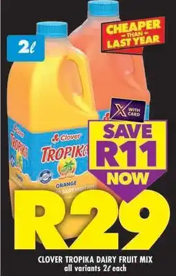Shoprite Clover Tropika Dairy Fruit Mix offer