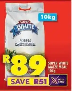 Shoprite Super White Maize Meal 10kg offer