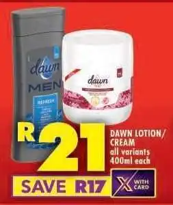Shoprite DAWN LOTION/CREAM offer