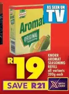 Shoprite KNORR AROMAT SEASONING REFILL offer