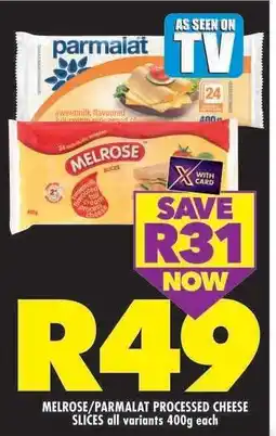 Shoprite MELROSE/PARMALAT PROCESSED CHEESE SLICES offer