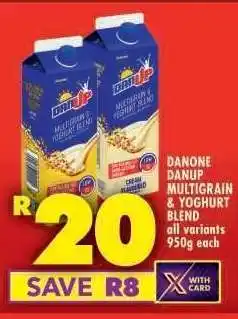 Shoprite DANONE DANUP MULTIGRAIN & YOGHURT BLEND offer