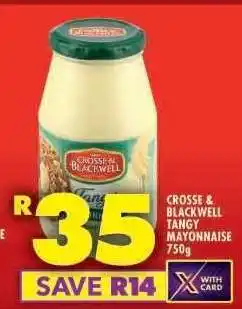 Shoprite Crosse & Blackwell Tangy Mayonnaise-750g offer