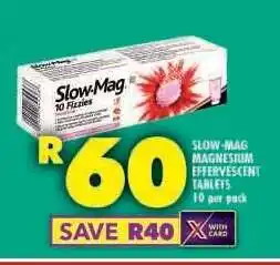 Shoprite Slow-Mag Magnesium Effervescent Tablets offer