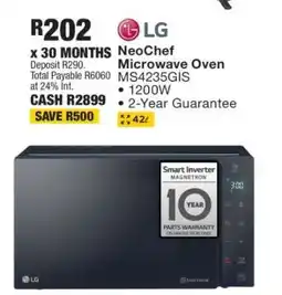 OK Furniture LG NeoChef Microwave Oven MS4235GIS offer