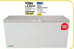 OK Furniture KIC White Chest Freezer offer