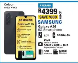 OK Furniture Samsung Galaxy A26 5G Smartphone offer