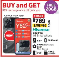 OK Furniture Hisense Y82 Pro 4G Smartphone offer