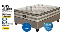 OK Furniture Sealy 152cm Grande Base Set offer