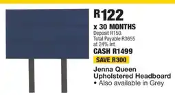 OK Furniture Jenna Queen Upholstered Headboard offer
