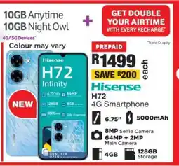 OK Furniture Hisense H72 4G Smartphone offer