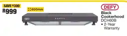 OK Furniture Defy Black Cookerhood DCH60B offer