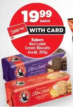 OK MiniMark Bakers Red Label Cream Biscuits Asstd. offer