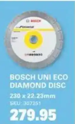 Cashbuild Bosch uni eco diamond disc offer