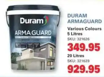 Cashbuild Duram Armaguard offer