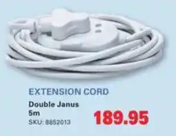 Cashbuild Extension Cord Double Janus offer