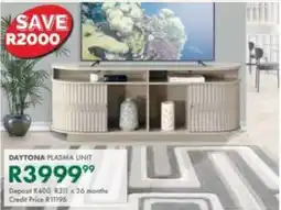Beares Daytona plasma unit offer