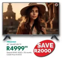 Beares Hisense 40" Smart LED TV offer