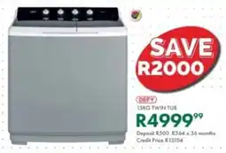 Beares Defy twin tub offer