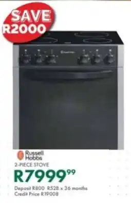 Beares Russell Hobbs Stove offer