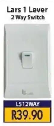 Laduma Hardware catalogue Lars 1 Lever 2 Way Switch offer