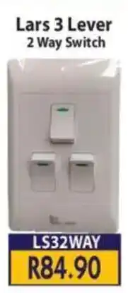 Laduma Hardware catalogue Lars 3 Lever 2 Way Switch offer