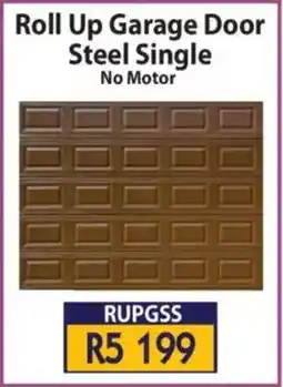 Laduma Hardware catalogue Roll Up Garage Door Steel Single offer