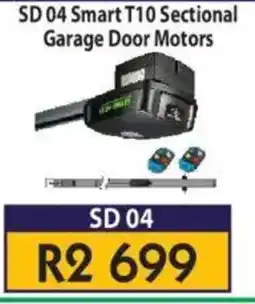Laduma Hardware catalogue Centurion SD 04 Smart T10 Sectional Garage Door Motors offer