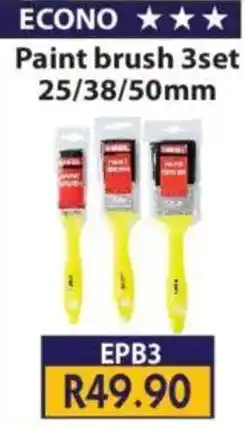 Laduma Hardware catalogue ECONO Paint brush 3set offer