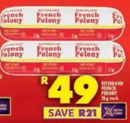 Shoprite Ritebrand french polony offer